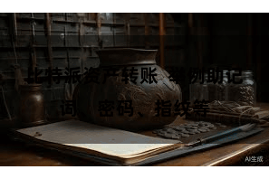 比特派资产转账  举例助记词、密码、指纹等