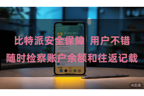 比特派安全保障 用户不错随时检察账户余额和往返记载